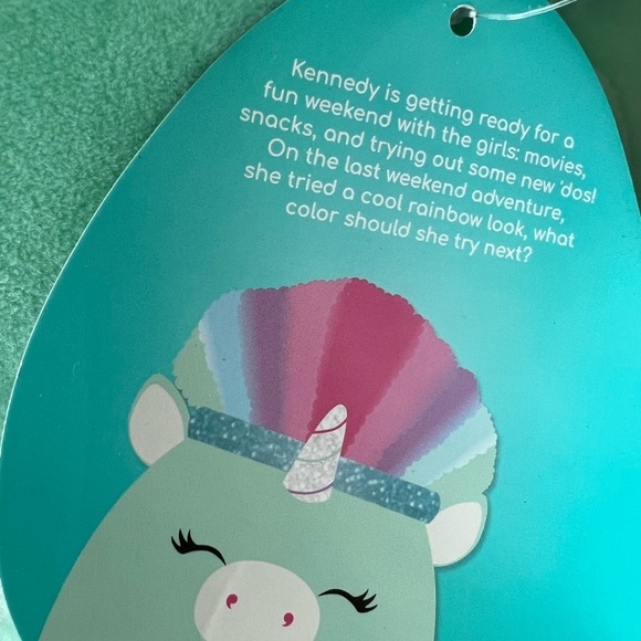 NWT- COLLECTIBLE SQUISHMALLOW KENNEDY THE UNICORN - 16” - Picture 7 of 7